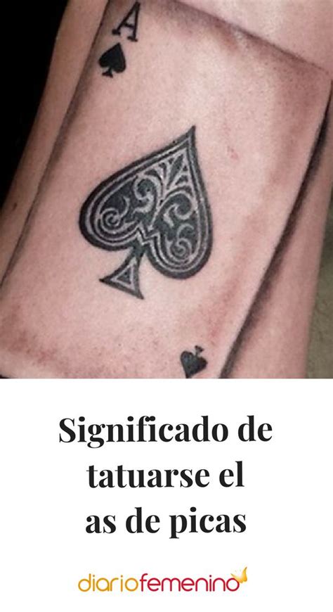 significado del as de picas negro tatuaje|70 Tatuajes del as de picas (Con el significado)